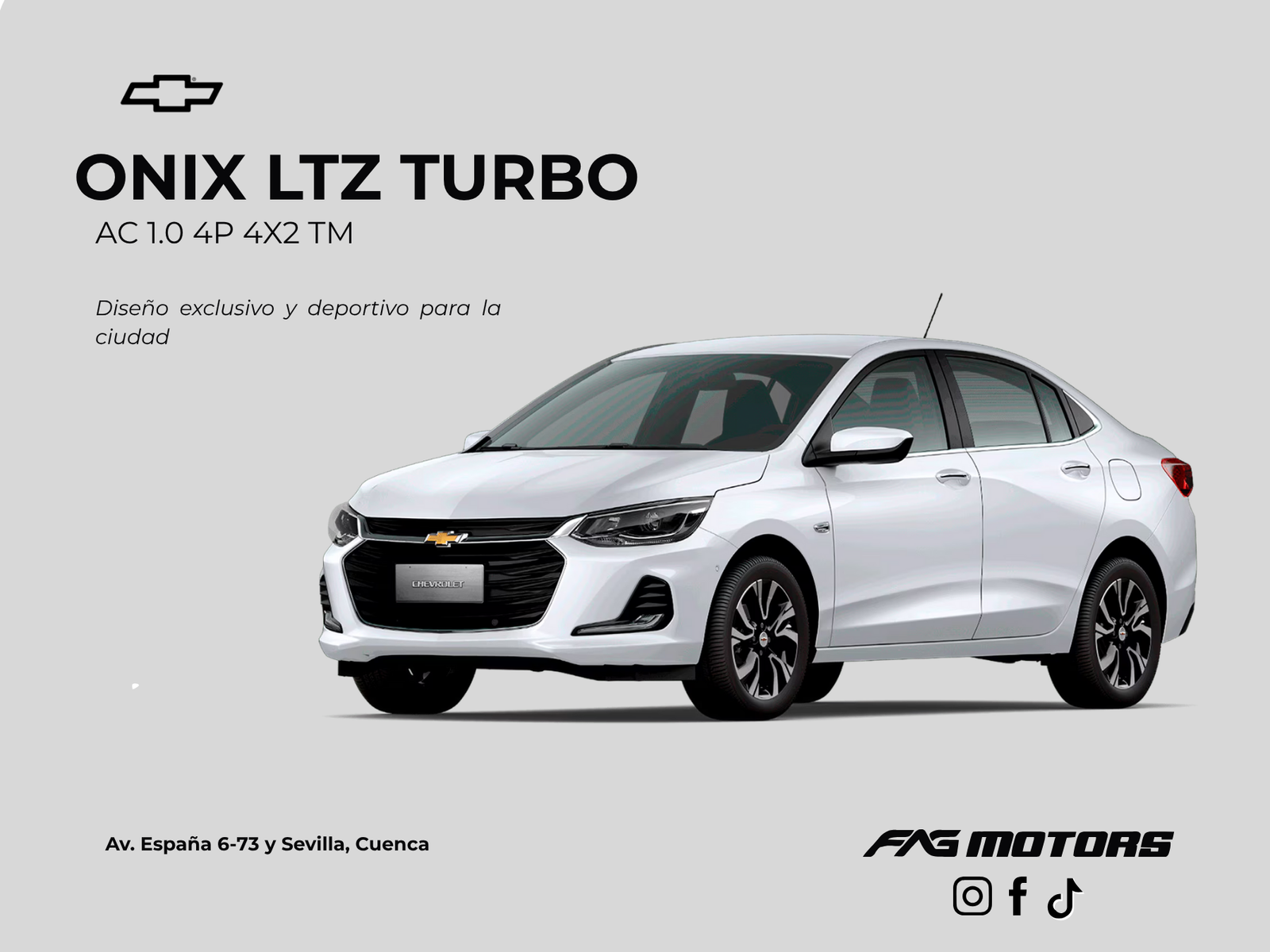 CHEVROLET ONIX LTZ TURBO 2025