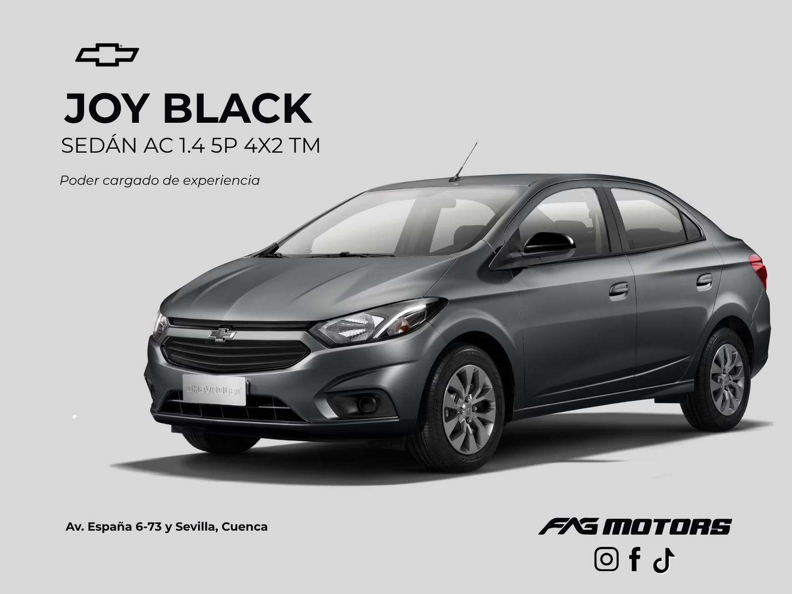 CHEVROLET JOY BLACK SEDAN 2025