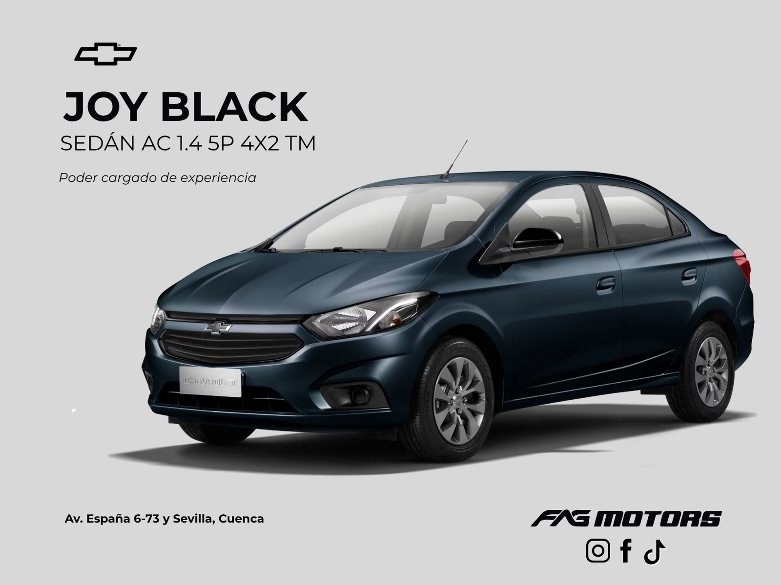 CHEVROLET JOY BLACK SEDAN 2025