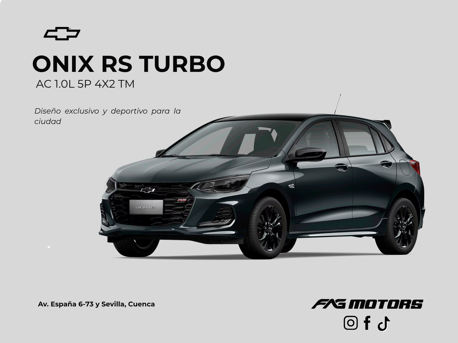 ONIX RS TURBO AC 1.0L 5P 4X2 TM 2024