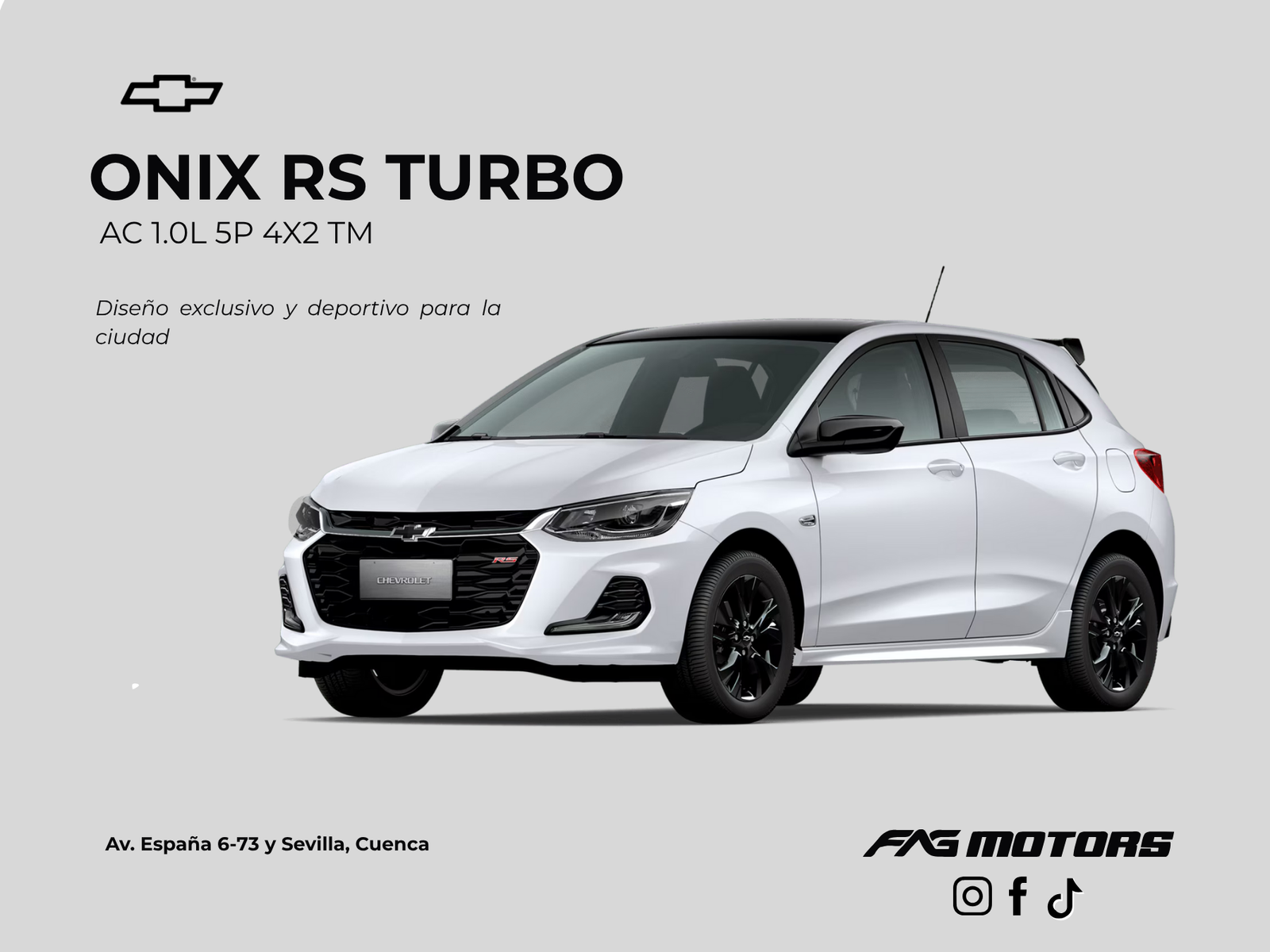 ONIX RS TURBO AC 1.0L 5P 4X2 TM 2024