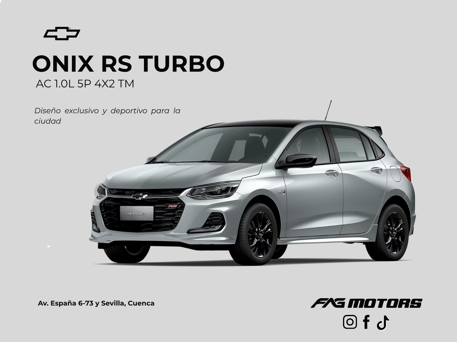 ONIX RS TURBO AC 1.0L 5P 4X2 TM 2024