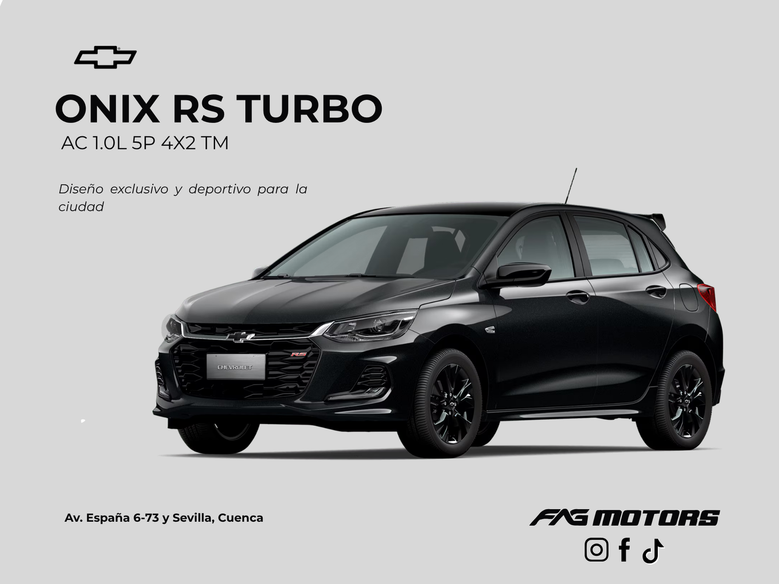 ONIX RS TURBO AC 1.0L 5P 4X2 TM 2024