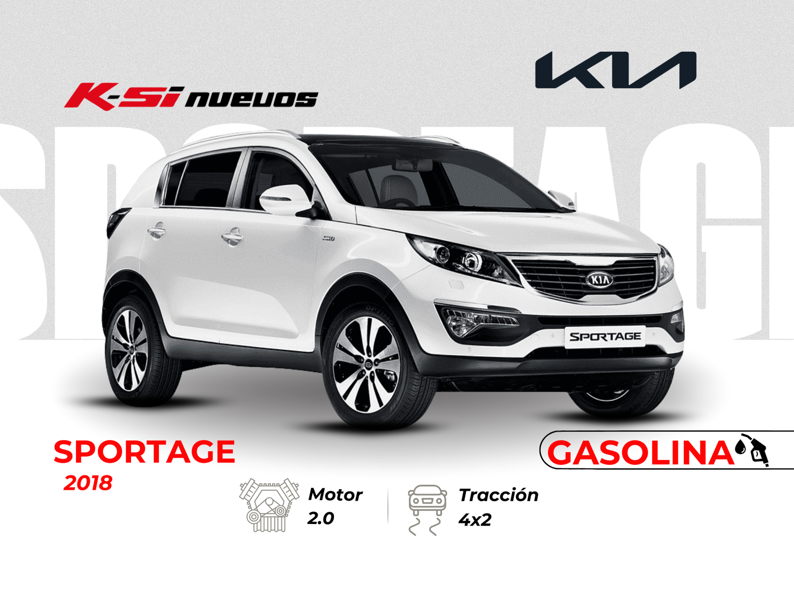 KIA SPORTAGE SL AC 2.0 5P 4X2 TM 2018