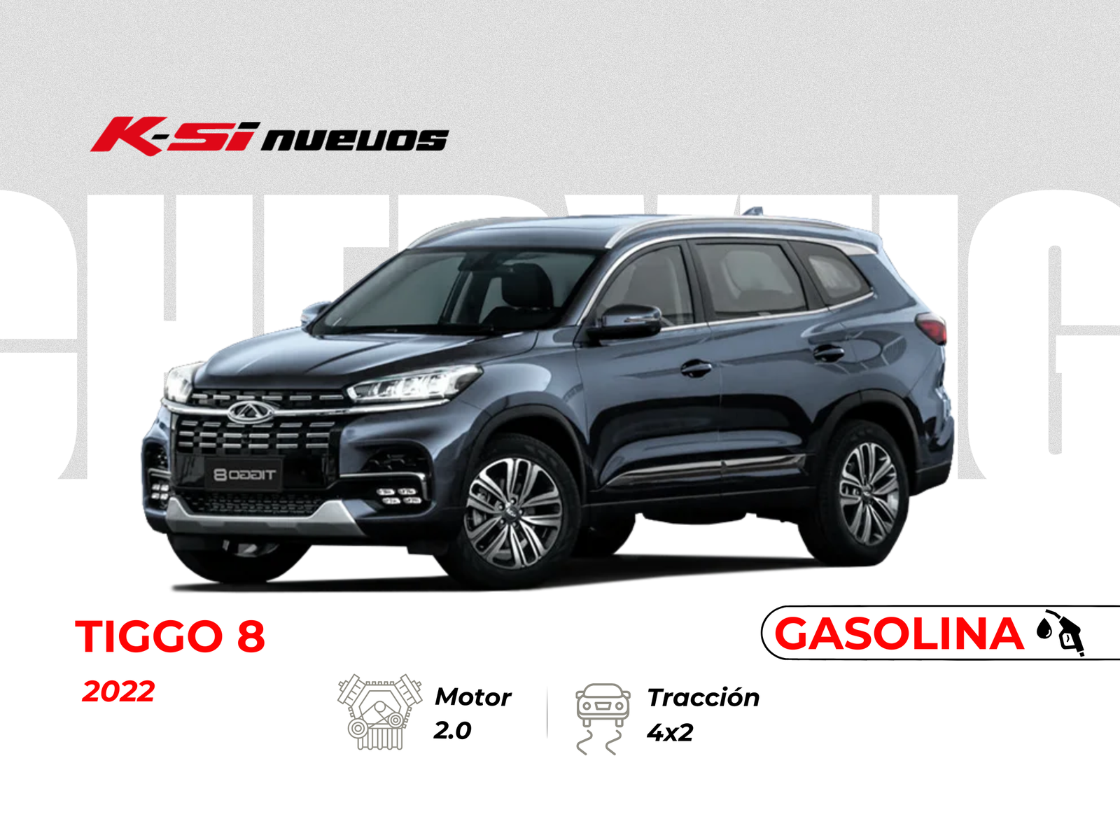 CHERY TIGGO 8 AC 2.0 5P 4X2 TA 2022