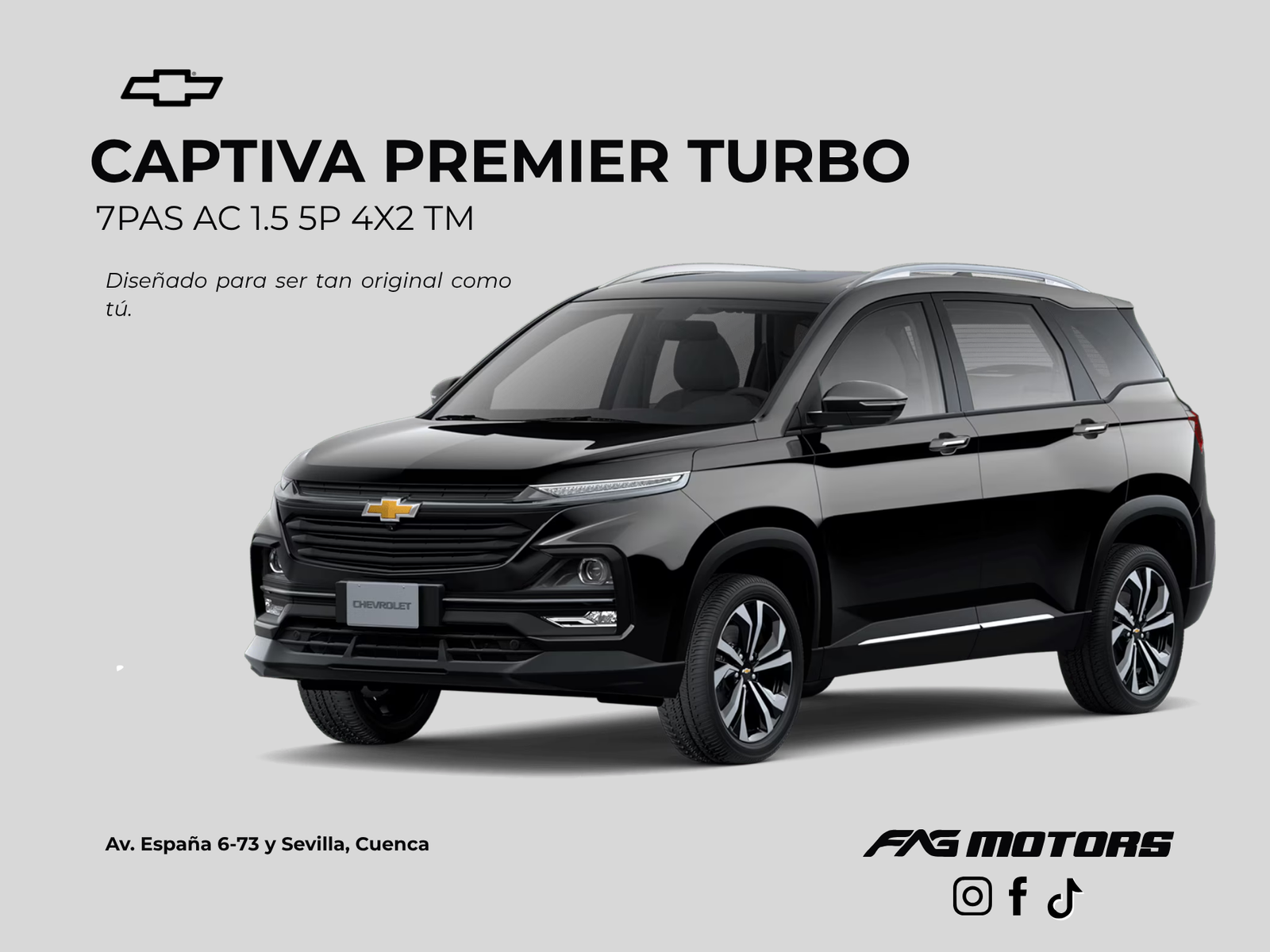 CAPTIVA PREMIER TURBO 7PAS AC 1.5 5P 4X2 TM 2025
