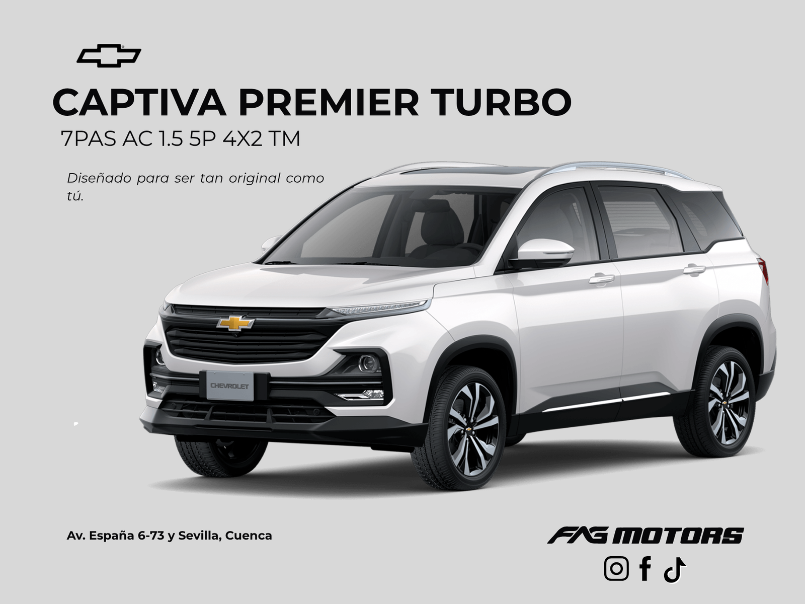 CAPTIVA PREMIER TURBO 7PAS AC 1.5 5P 4X2 TM 2025
