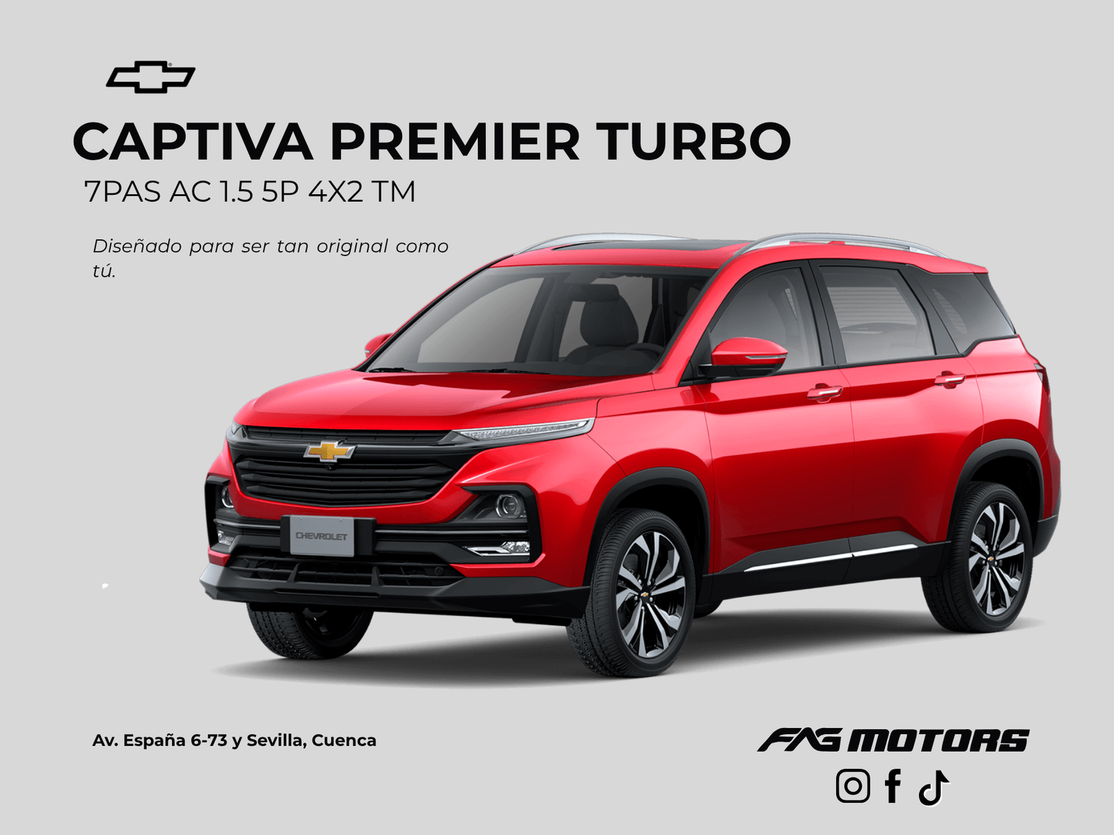 CAPTIVA PREMIER TURBO 7PAS AC 1.5 5P 4X2 TM 2025