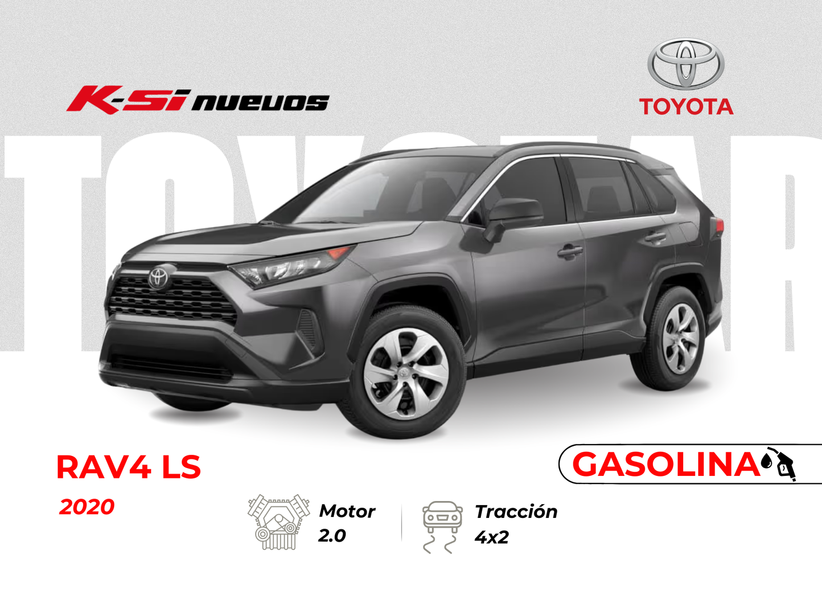 TOYOTA RAV4 LS CVT AC 2.0 5P 4X2 TA