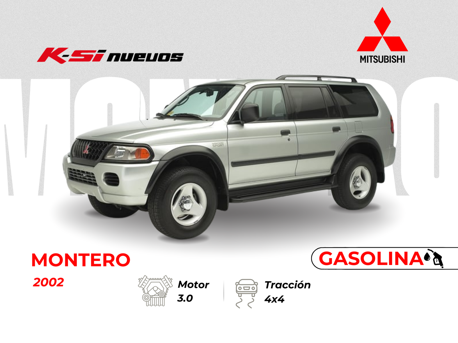 MITSUBISHI MONTERO SPORT 4X4 Tm