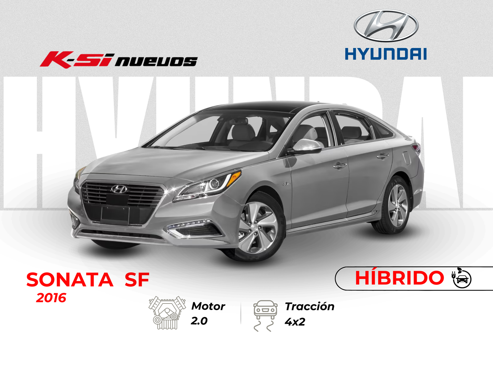 SONATA SF AC 2.0 4P 4X2 TA HYBRID 2016