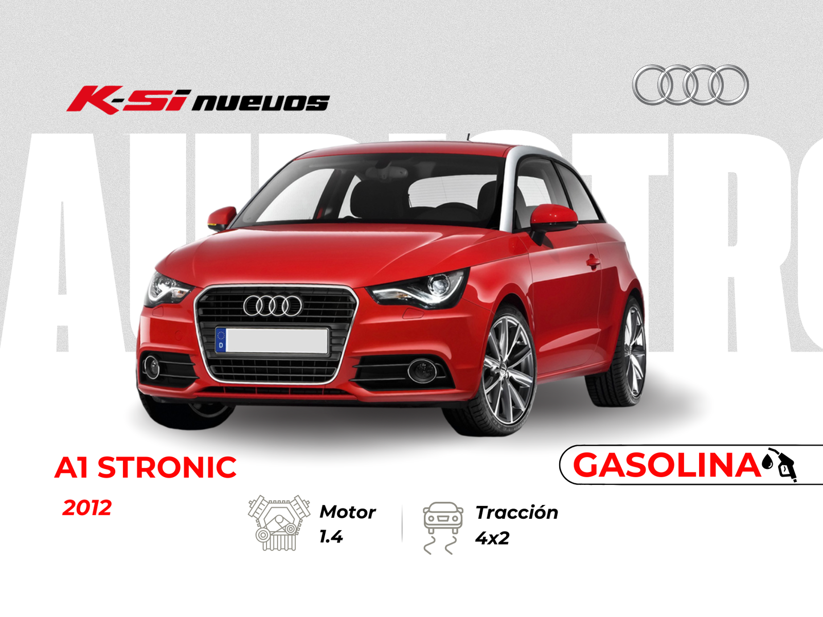 AUDI A1 1.4 FSI STRONIC – 8X1ADG
