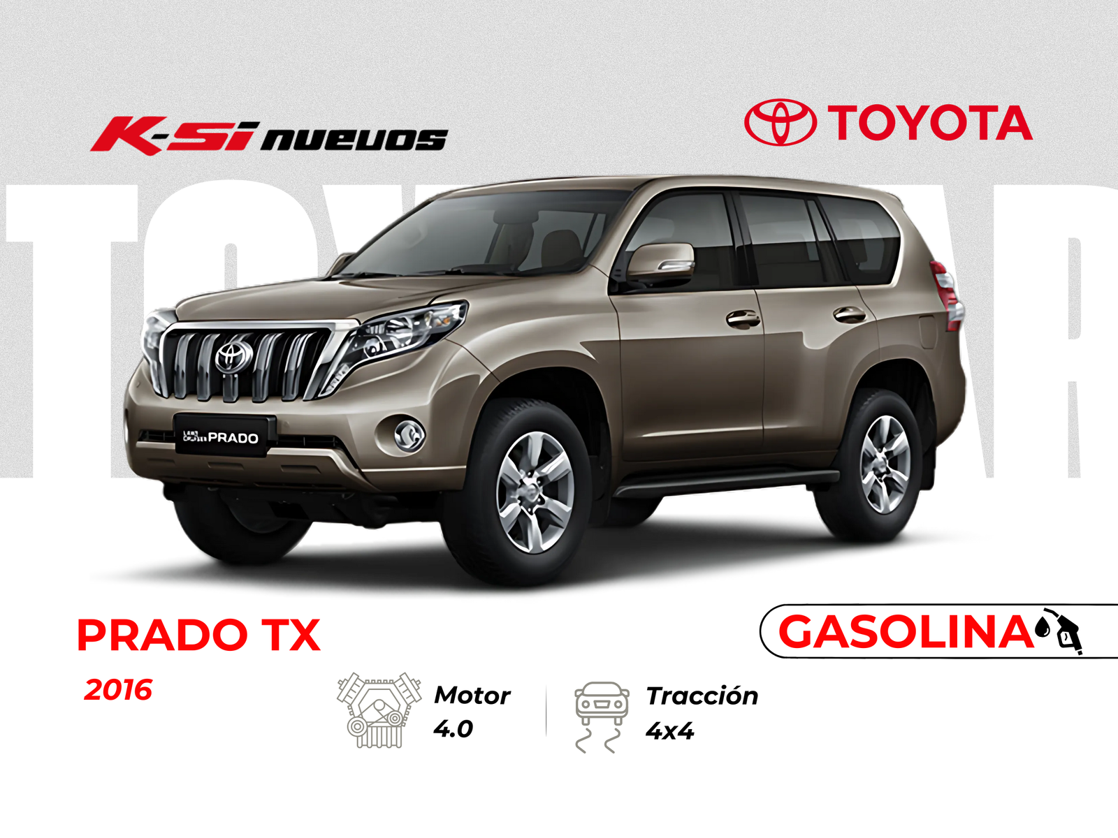 TOYOTA LAND CRUISER PRADO TX AC 4.0 5P 4X4 TA