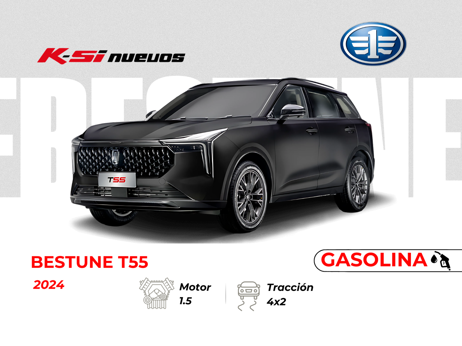 FAW BESTUNE T55 AC 1.5 5P 4X2 TA 2024