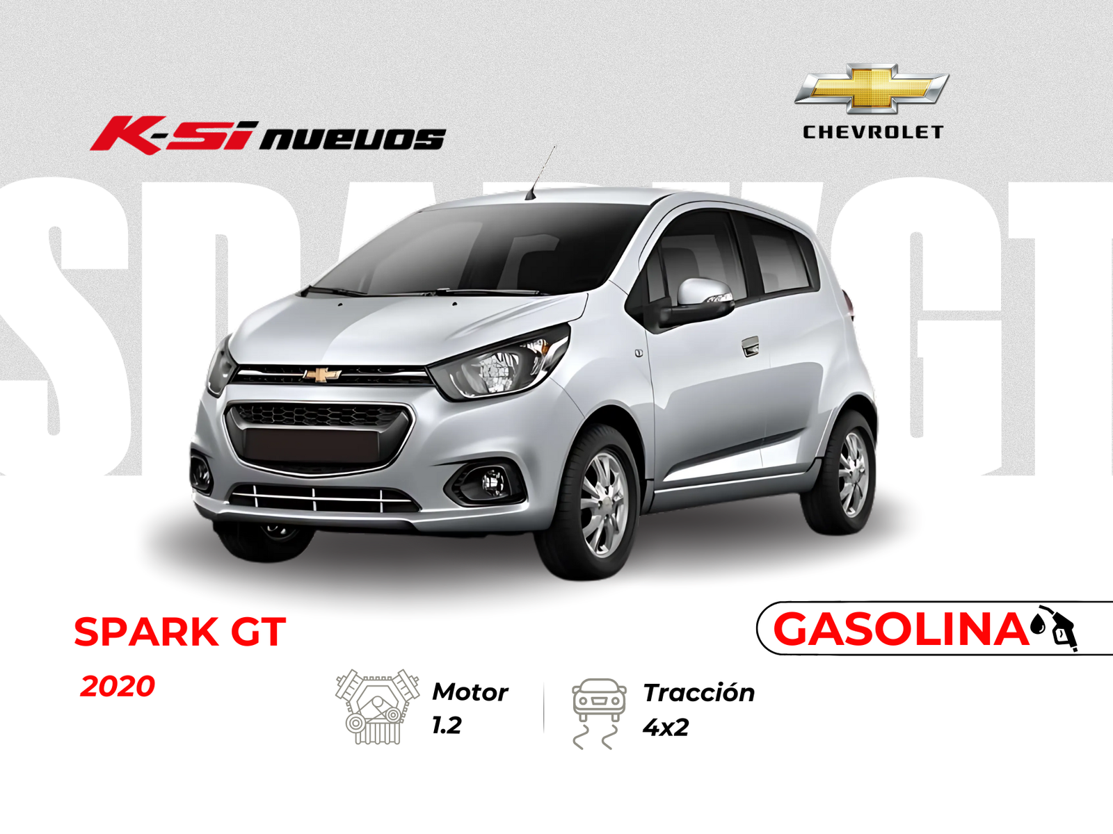 CHEVROLET SPARK GT LS AC 1.2 5P 4X2 TM 2020