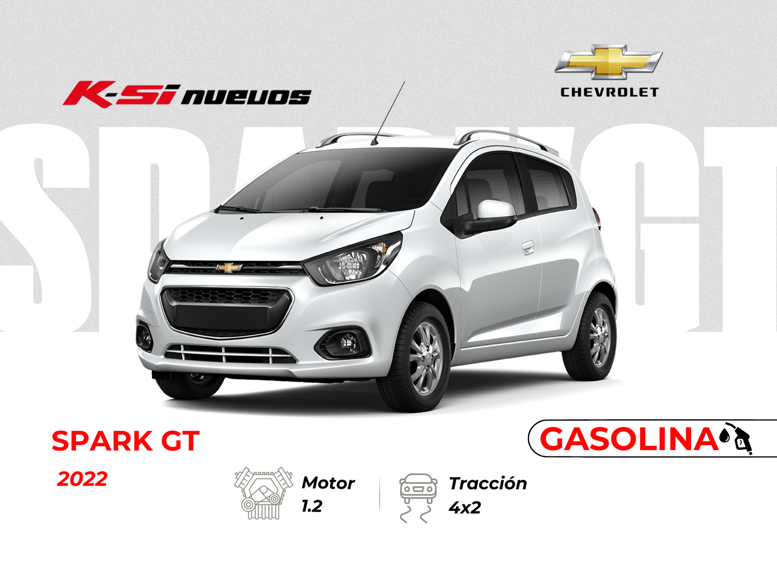CHEVROLET SPARK GT LS AC 1.2 5P 4X2 TM 2022