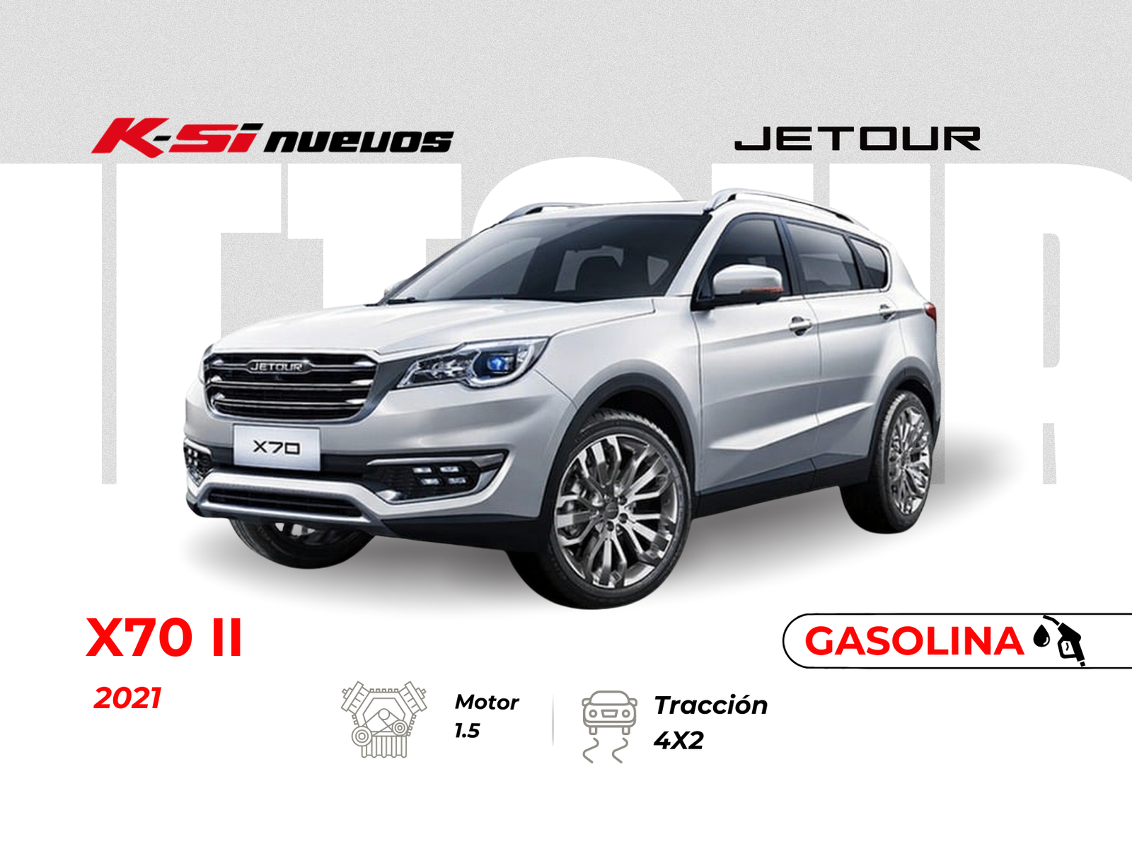 JETOUR X70 II AC 1.5 5P 4X2 TM 2021